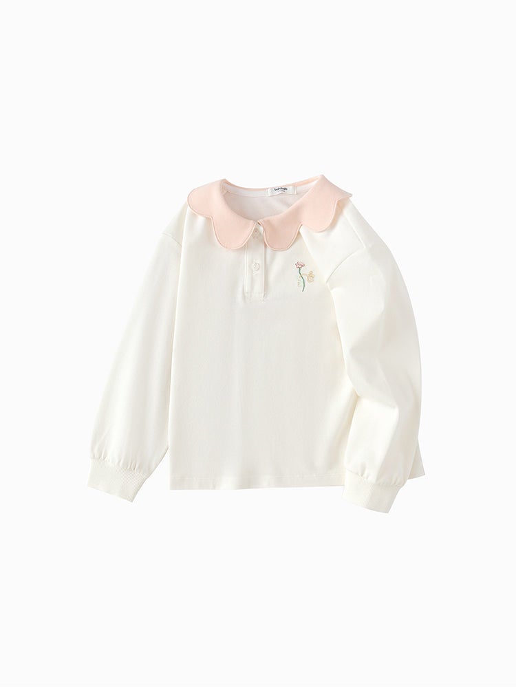 بالابالا تيشيرت بتطريز للبنات - Image 1